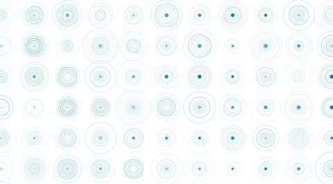 Geometric minimal background with abstract linear circles Stock Illustration