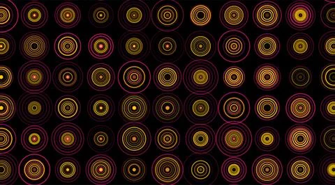 Geometric minimal background with abstract linear circles イラスト素材