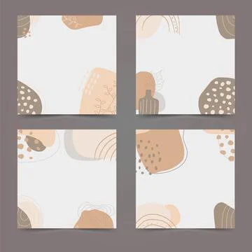 Geometric minimal collection abstract background template elements modern.App イラスト素材