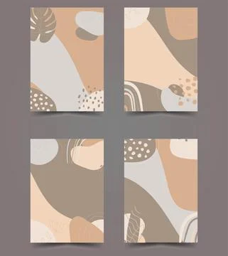 Geometric minimal collection abstract background template elements modern.App Illustrazione stock