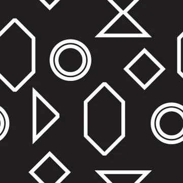 Geometric minimal seamless abstract pattern Illustrazione stock