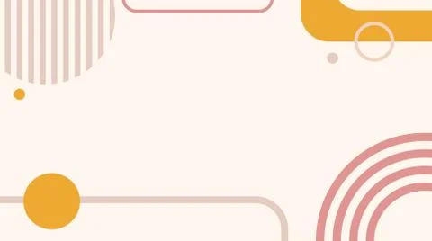 Geometric minimalist abstract background template elements modern Stock Illustration