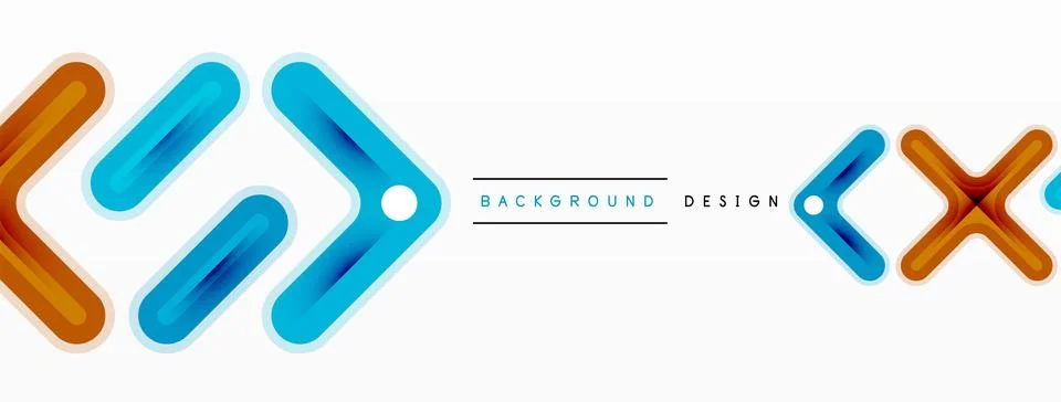 Geometric minimalist abstract vector background Stock Illustration