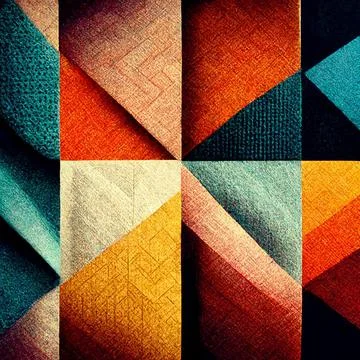 Geometric minimalist art with simple shape and figure. Abstract design. Stock Illustration