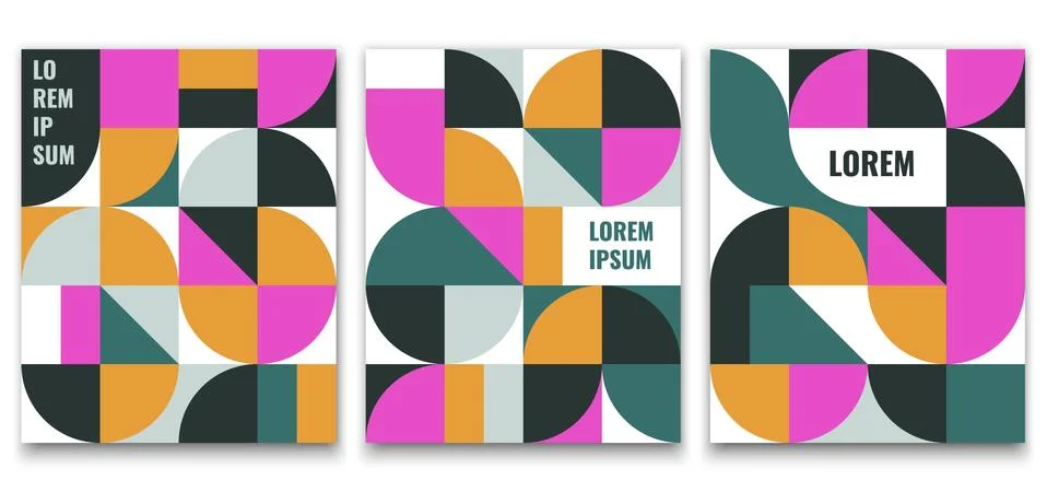 Geometric minimalistic pattern Stock-Illustration