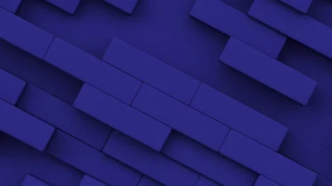 Geometric modern animated looping abstract background. 3d render design element Stock Footage 159307656