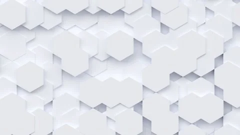 Geometric modern animated looping abstract background. 3d render design element Stock Footage 159307663