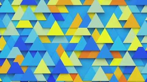 Geometric modern animated seamless abstract background. 3d render design element Stock Footage 159307582