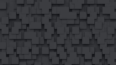 Geometric modern animated seamless looping abstract background. 3d render Stock Footage 159750362
