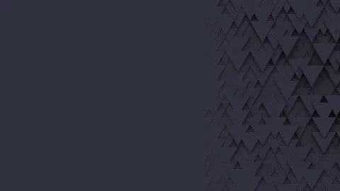 Geometric modern animated seamless looping abstract background. 3d render Stock Footage 159858932