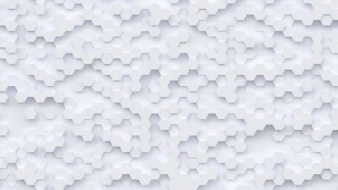 Geometric modern animated seamless looping abstract background. 3d render Stock Footage 159858948