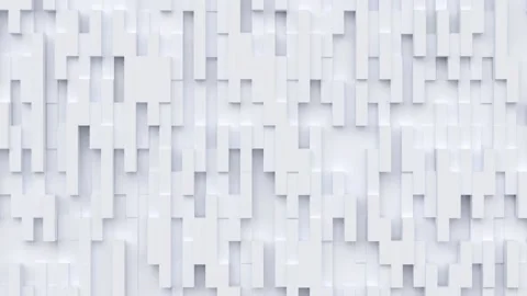 Geometric modern animated seamless looping abstract background. 3d render Video stock 159859037