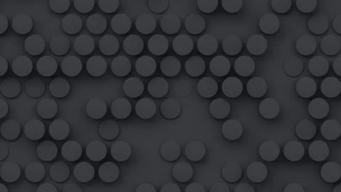 Geometric modern animated seamless looping abstract background. 3d render Stock Footage 159859039