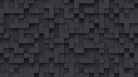 Geometric modern animated seamless looping abstract background. 3d render Stock Footage 161593114