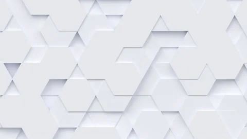 Geometric modern animated seamless looping abstract background. 3d render Stock Footage 161593380