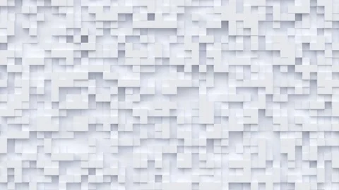 Geometric modern animated seamless looping abstract background. 3d render Video stock 163230349