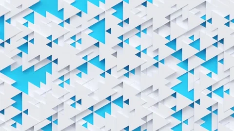 Geometric modern animated seamless looping abstract background. 3d render Video stock 163616755