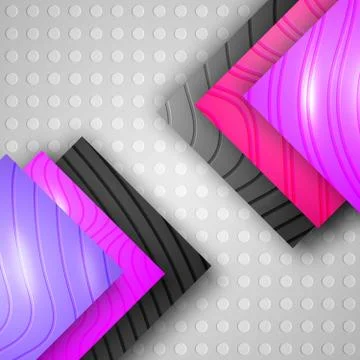 Geometric Modern Background with Flare Texture Stock Illustration