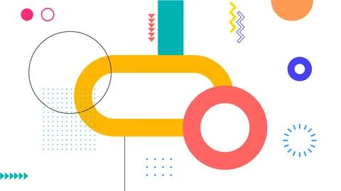 Geometric Modern Background Stock Illustration