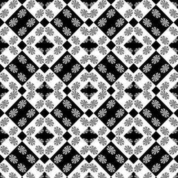 Geometric Modern Baroque Seamless Pattern Stock Illustration