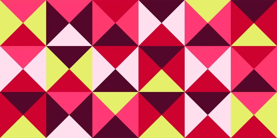 Geometric modern bright pattern, triangles background. Stock Illustration