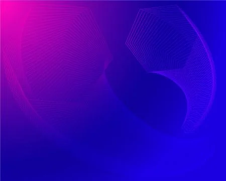 Geometric modern hexagonal vector blue pink purple Stock Illustration