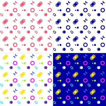 Geometric Modern Pattern 스톡 일러스트