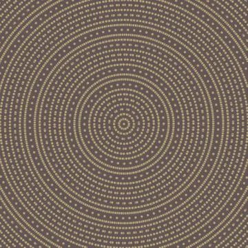 Geometric Modern Vector Pattern with Golden Round Dots Illustrazione stock