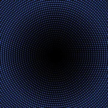 Geometric Modern Vector Round Pattern Stock Illustration