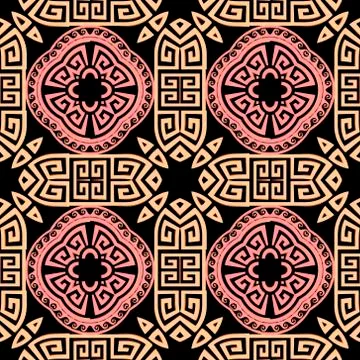 Geometric modern vector seamless pattern. Abstract tribal ethnic style backgr Stock Illustration