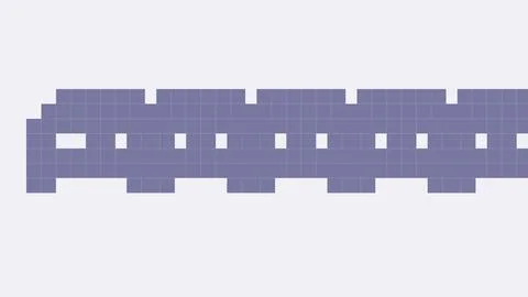 Geometric modular purple blocks abstract pattern design 스톡 일러스트