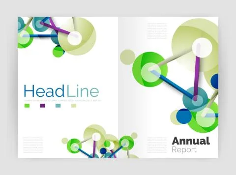 Geometric molecule abstract background, vector Illustrazione stock