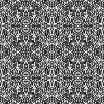 Geometric monochrome textile pattern design, repeating background texture f.. Stock Illustration