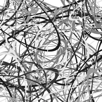 Geometric monochrome texture / pattern with random shapes. Abstract geometric 스톡 일러스트