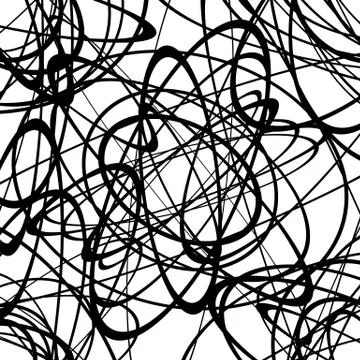 Geometric monochrome texture / pattern with random shapes. Abstract geometric Illustrazione stock