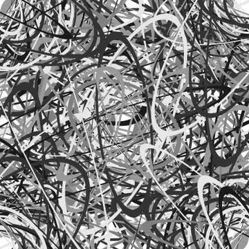 Geometric monochrome texture / pattern with random shapes. Abstract geometric Stockillustratie