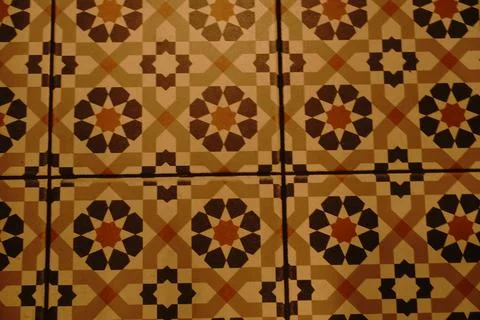 Geometric Moroccan tile pattern Stock Photos