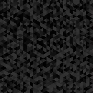 Geometric mosaic pattern from black triangle texture, abstract vector backgro 스톡 일러스트