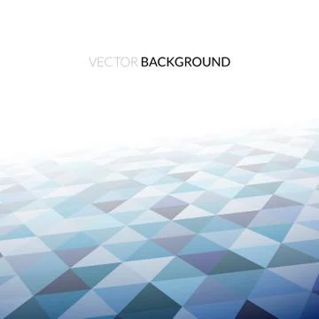 Geometric mosaic pattern in perspective Stock Illustration