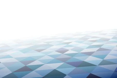 Geometric mosaic pattern in perspective 스톡 일러스트