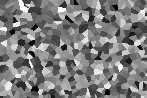 Geometric mosaic pattern in shades of gray and black Stockillustratie