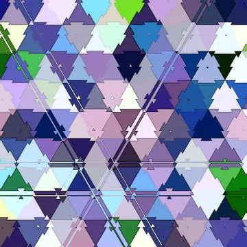 Geometric Mosaic Triangles Repeat camouflage Pattern Background Stock Illustration