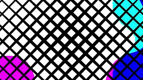 Geometric Mosaic Vector Background Colorful Abstract Pattern Stock Footage 325180163
