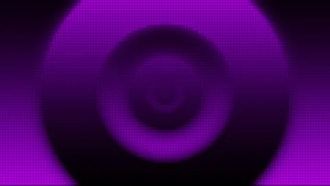 Geometric Motion Graphic Background, Pixelated Circles Moving Endlessly Stock Footage 157321714