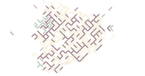 Geometric Motion Graphics Representing the Andorra Map Stock Footage 327509165