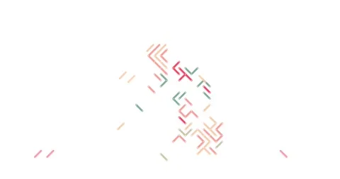 Geometric Motion Graphics Representing the Philippines Map Stock Footage 327934169