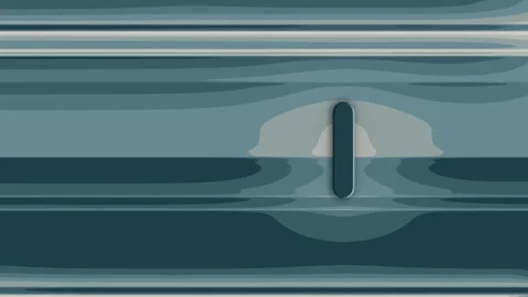 Geometric motion pattern for creating a video presentation. 3d loop animation Stock Footage 136302894