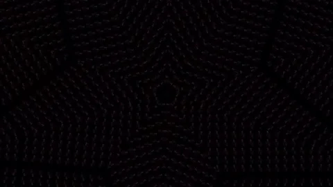 Geometric Motion Pattern Light Animation 3d Render Animation Futuristic SciF Stock Footage 339288949