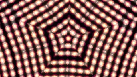 Geometric Motion Pattern Light Animation 3d Render Animation Luxury Gold Man Stock Footage 339288952