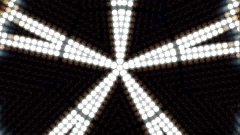Geometric Motion Pattern Light Animation 3d Render Animation Intricate Detai Stock Footage 339288953